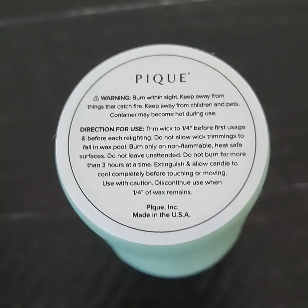 PIQUE LIFE Sacred Woods Candle Votive Size - 1 Wick